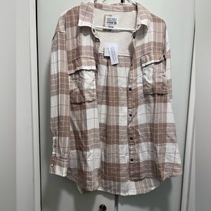 American eagle plaid shirt